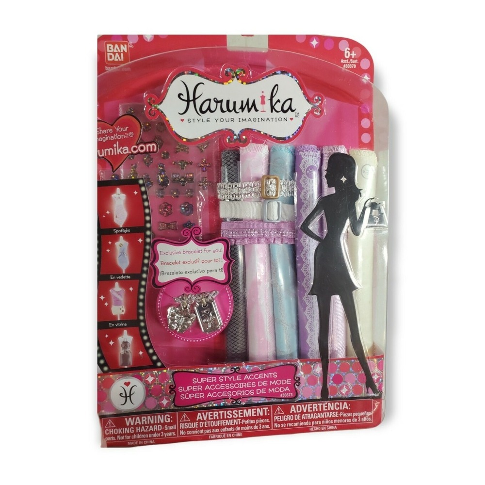 2009 Bandai Harumika Style Your Imagination Designer Dress Form Set New Doll